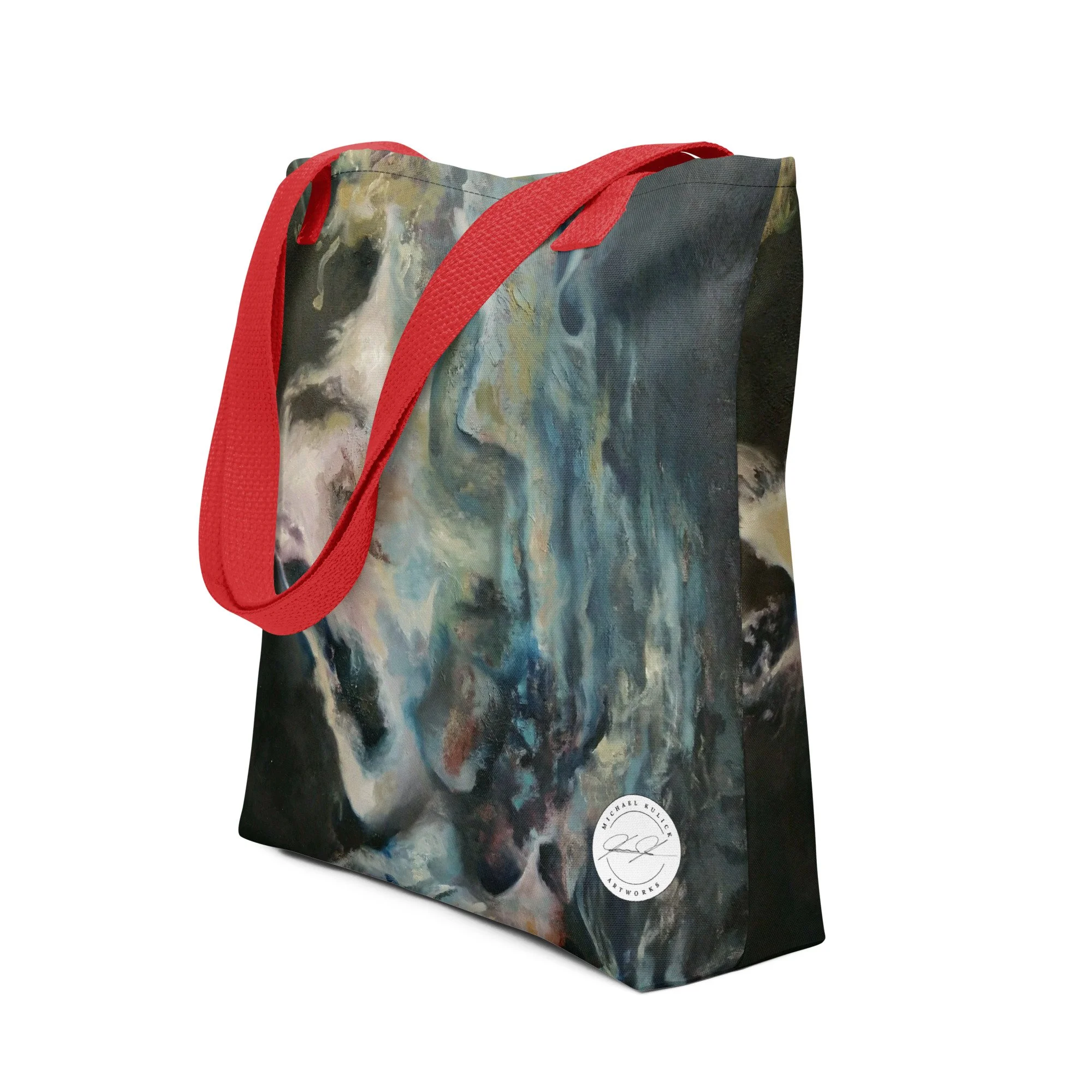 Khoki IKE◯ block vinyl tote bag Bearden 