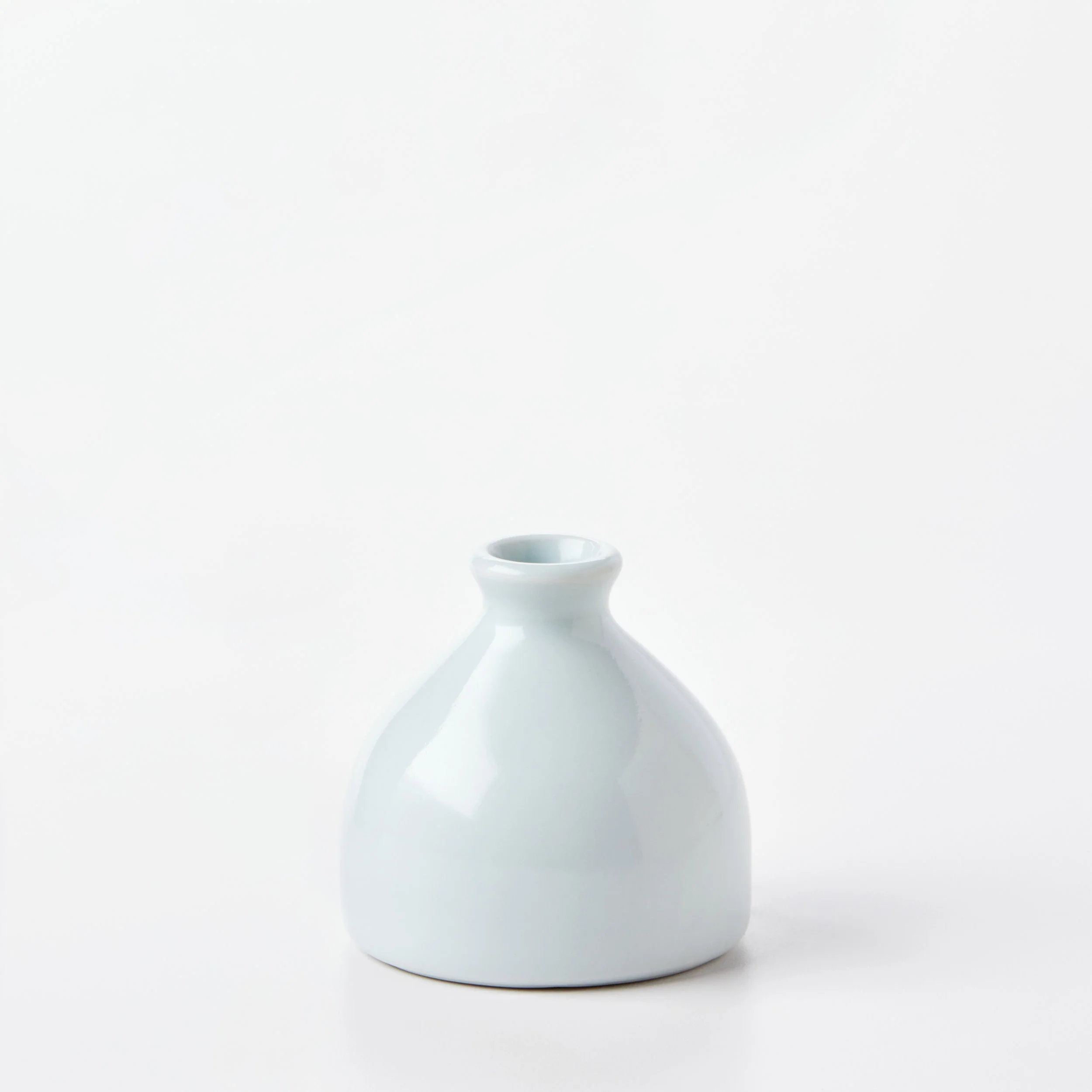 White Owl Bud Vase Skt Ceramics