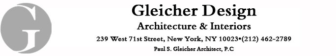 GLEICHER DESIGN • ARCHITECTURE & INTERIORS