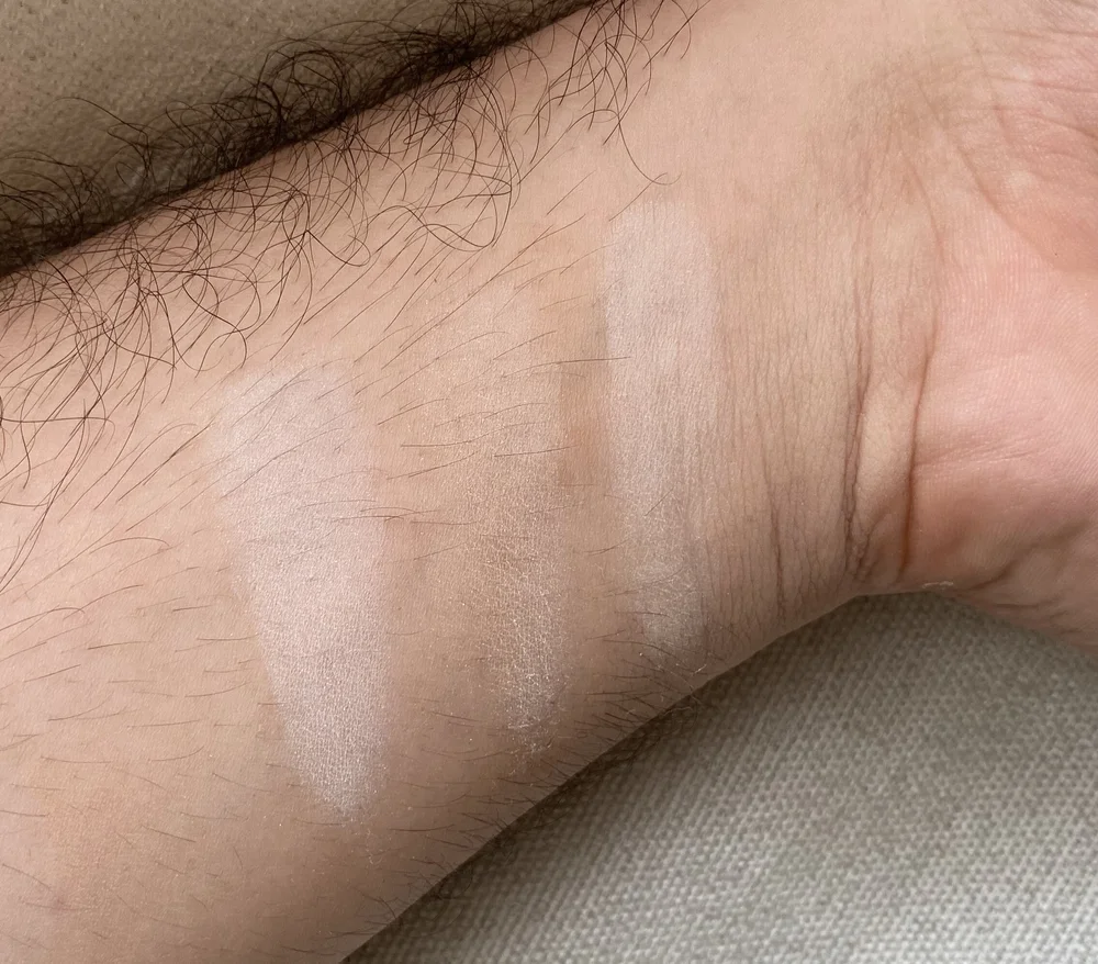 (L-R) Mattifying, Translucent, and Illuminating