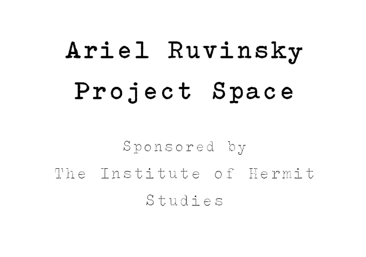 Ariel Ruvinsky Project Space