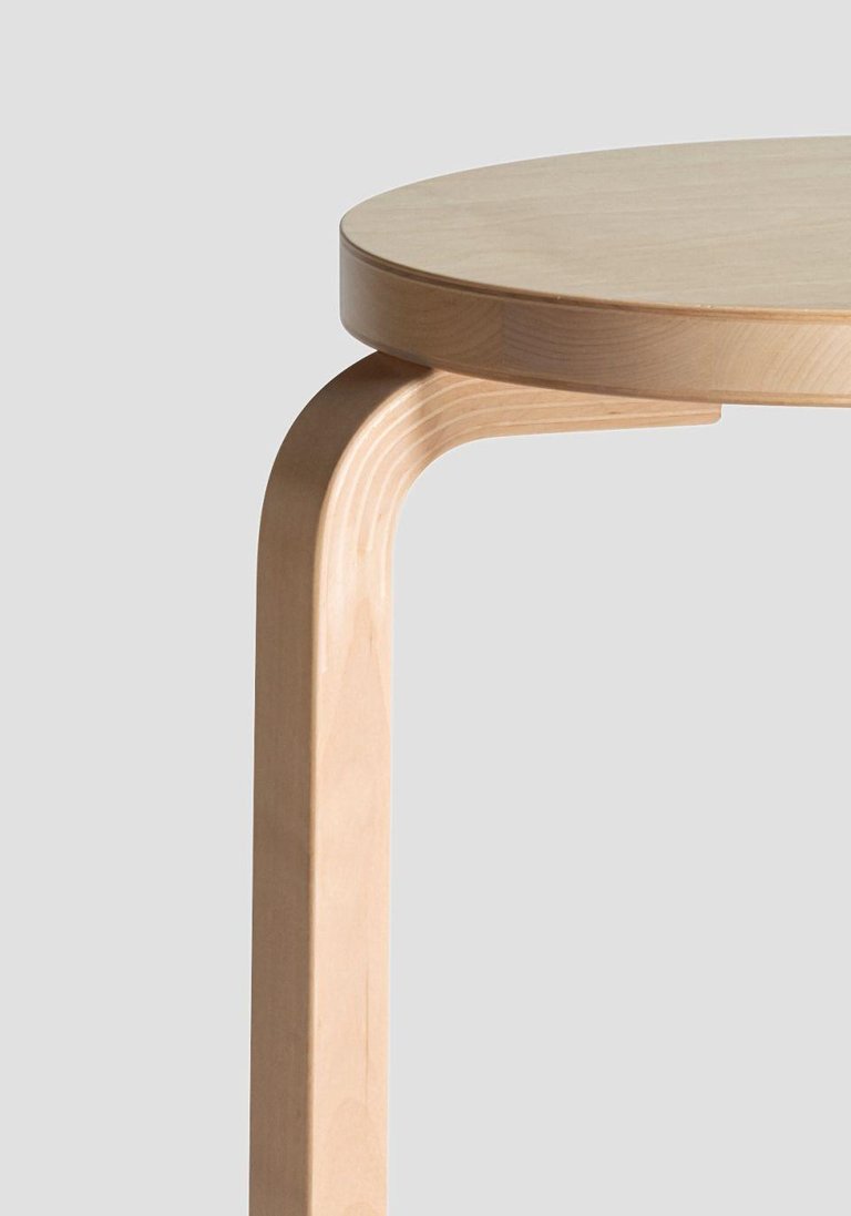 Authentic Stool 60 In Birch By Alvar Aalto Artek Two Enlighten