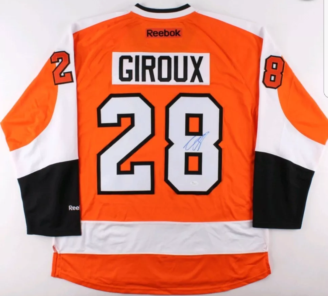 autographed flyers jersey