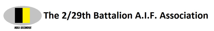 2/29th Battalion A.I.F. Association