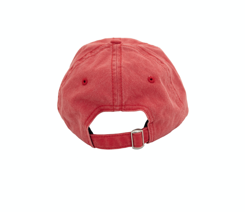 red ball cap