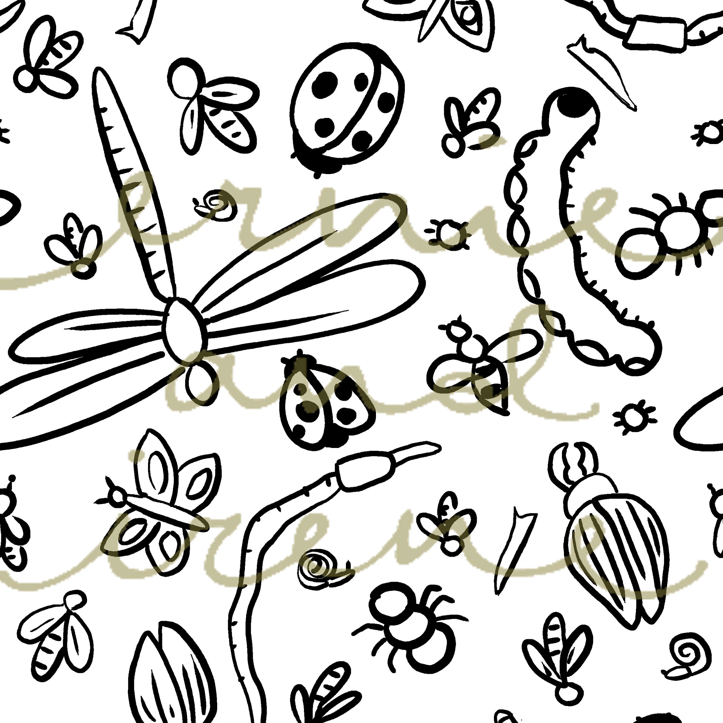 Pack Of Four Coloring Pages Group 2 Ernie And Irene Fiber Art And Textile Design House