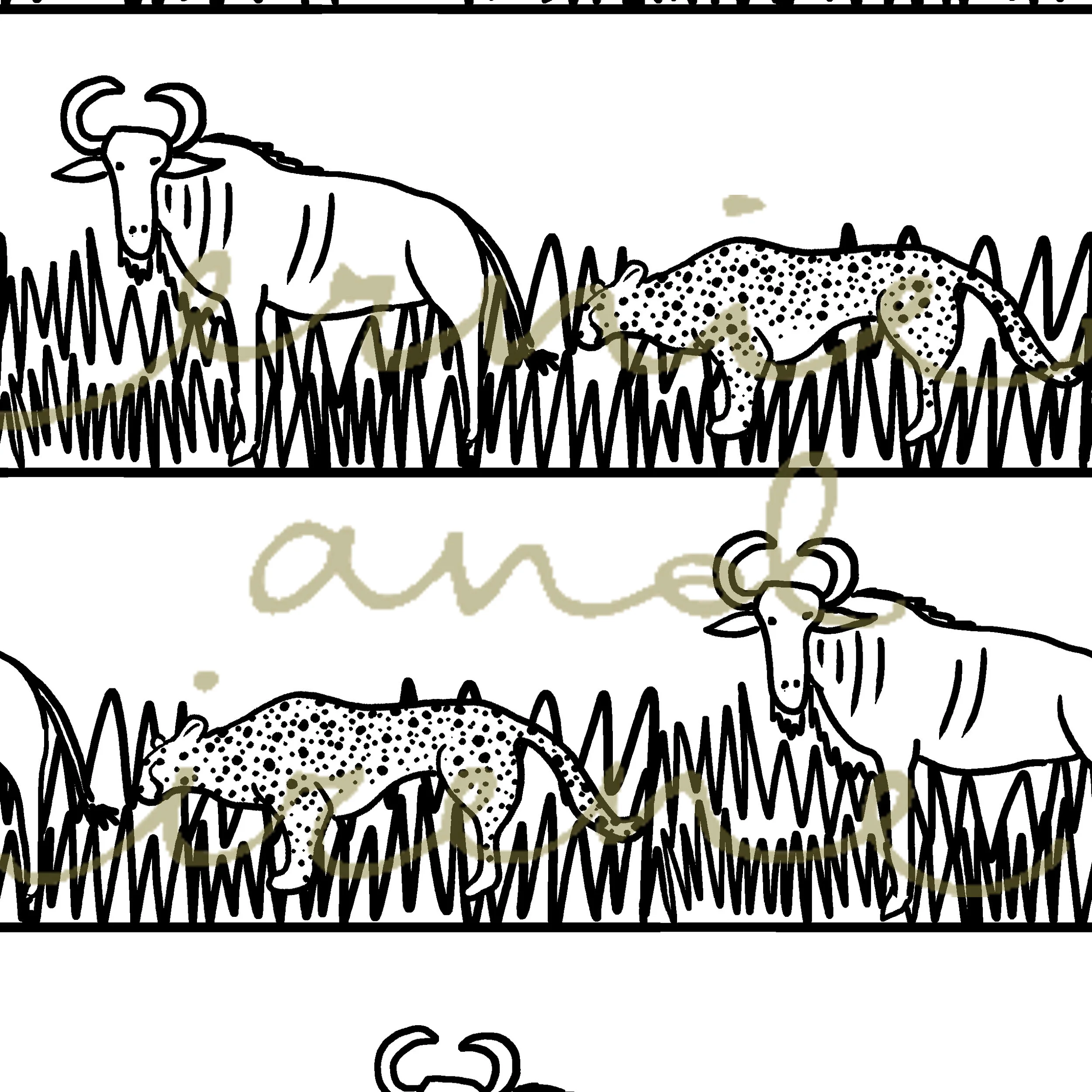 Pack Of Four Coloring Pages Group 2 Ernie And Irene Fiber Art And Textile Design House