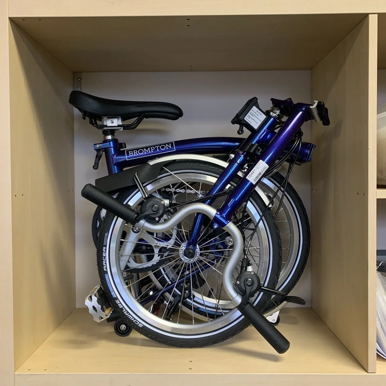 purple metallic brompton