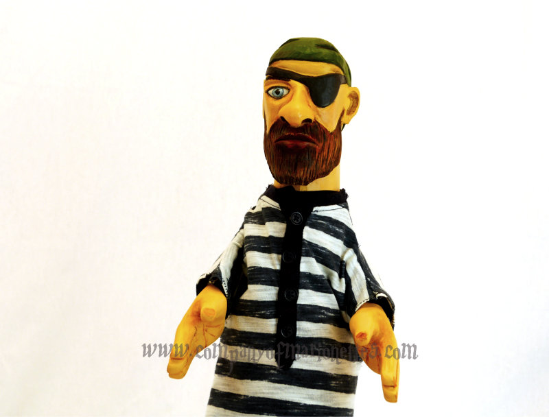 pirate hand puppet