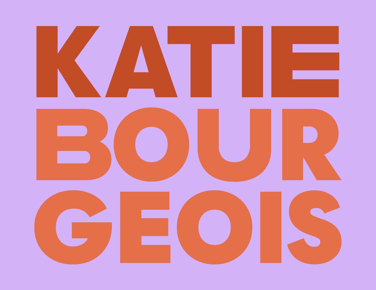 KATIE BOURGEOIS