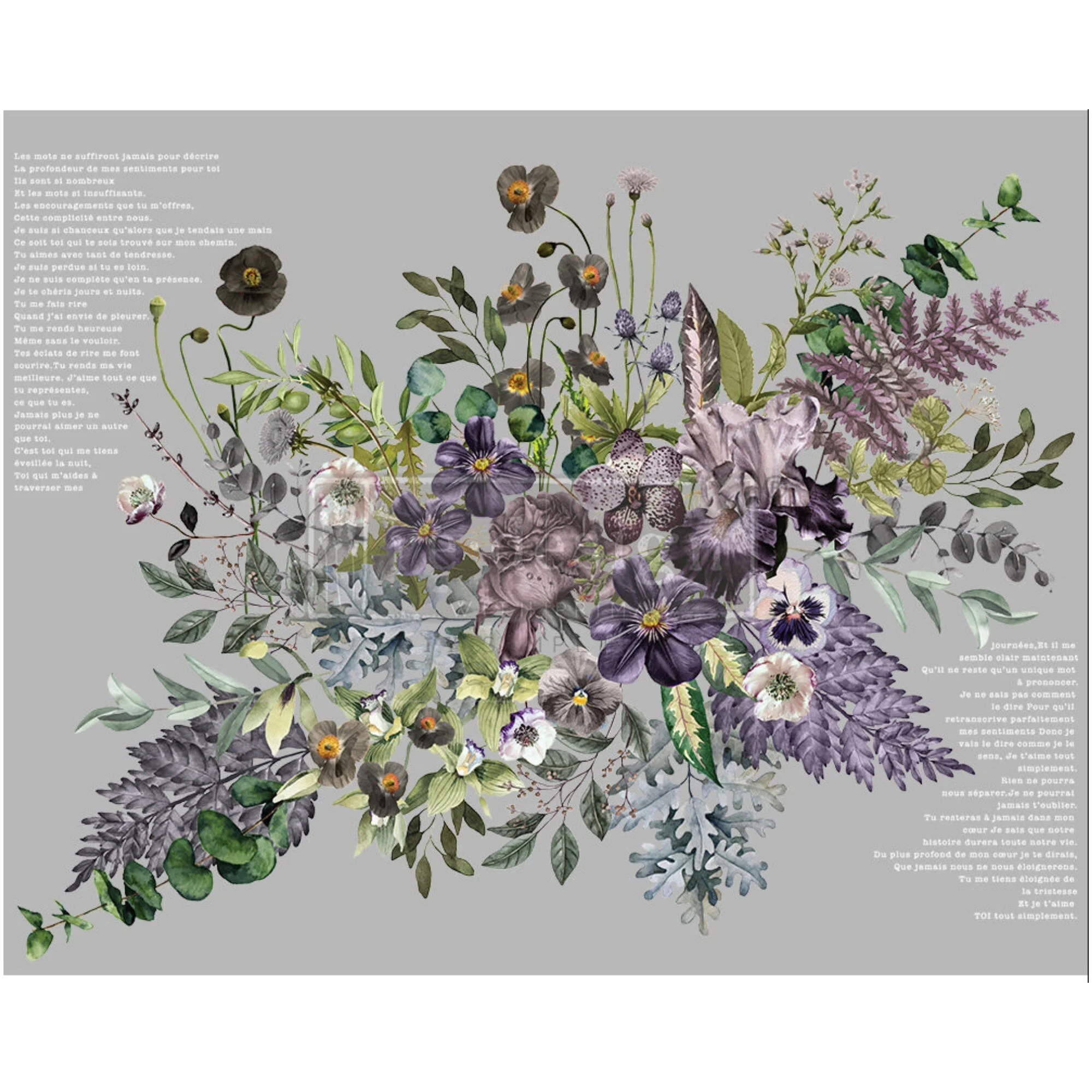 Vigorous Violet Decor Transfer Redesign With Prima Large 48 X 35 Claire S Crafthouse