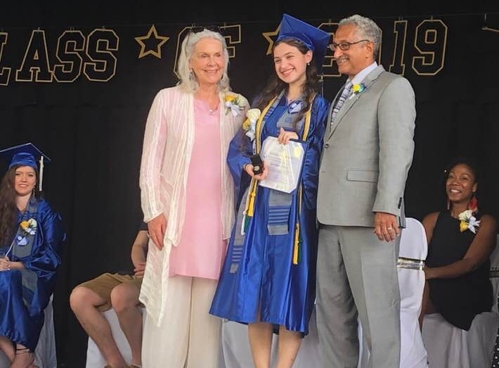 Valedictorian Talia Feshbach.
