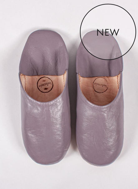 Moroccan Leather Slippers — Acorn Eagle Rock