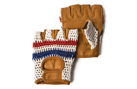 leather cycling gloves