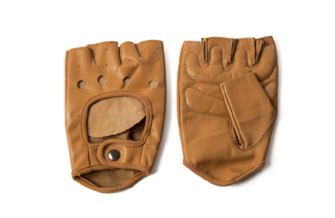 leather cycling gloves