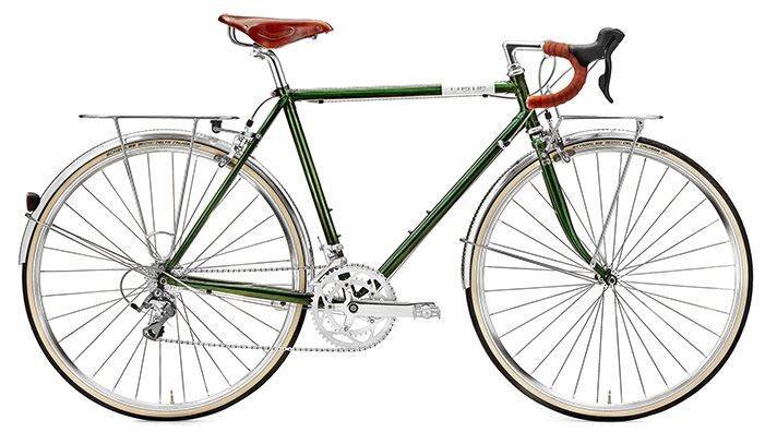 dark green bike