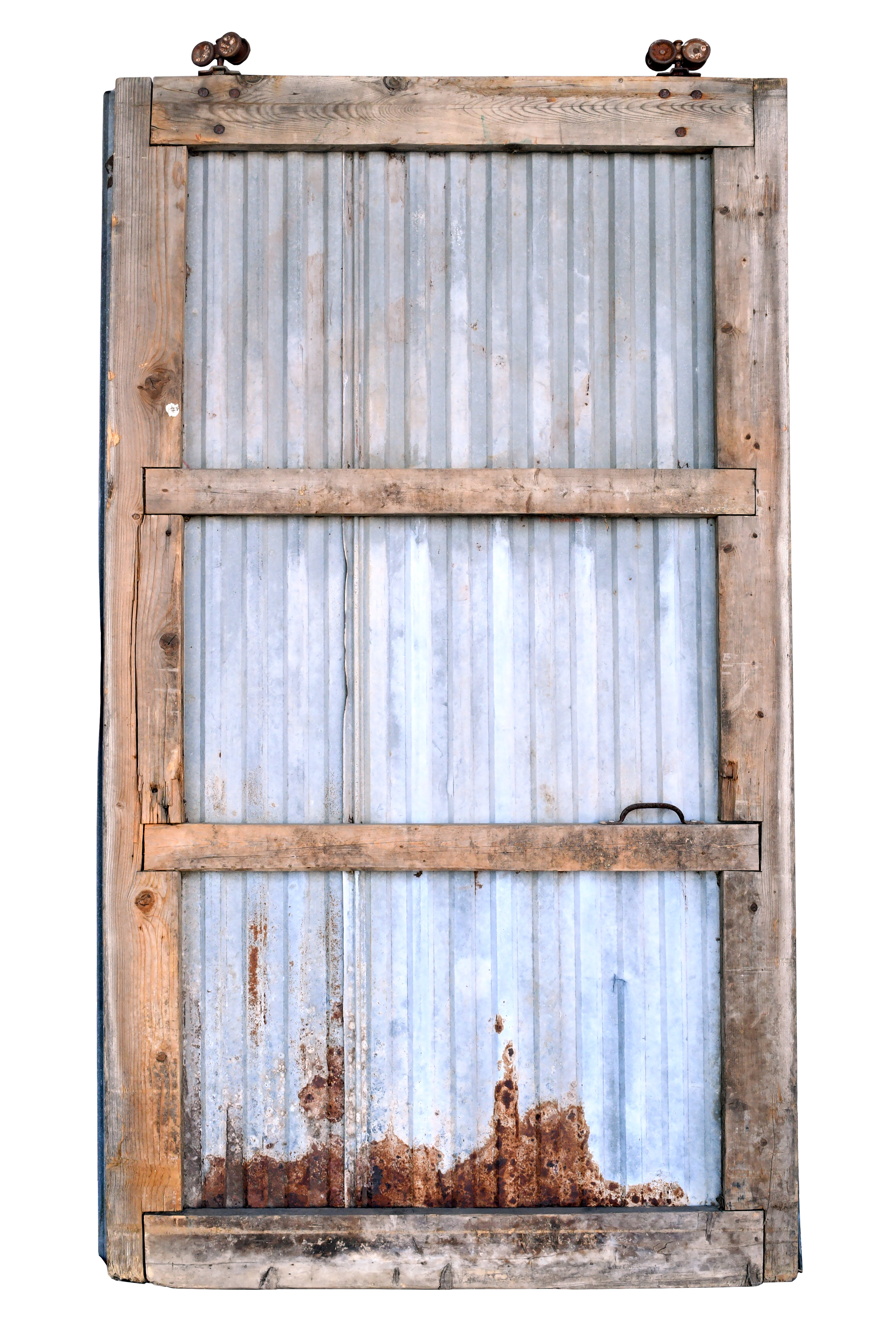 Corrugated Steel Barn Door Architectural Antiques