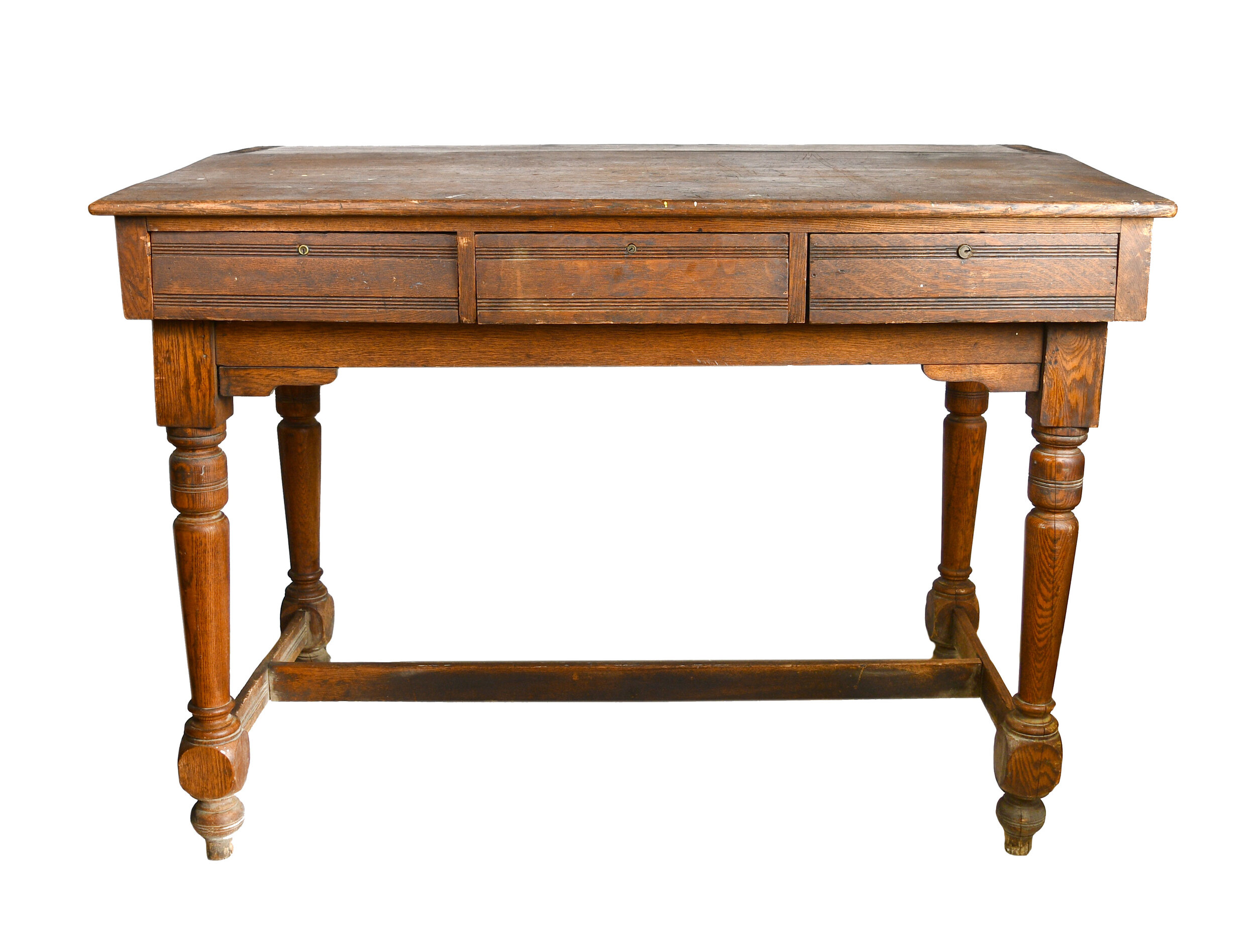 Oak 5 Standing Desk Architectural Antiques