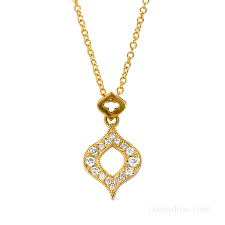 Mini Jali Drop Pendant — Jason Dow Jewelry