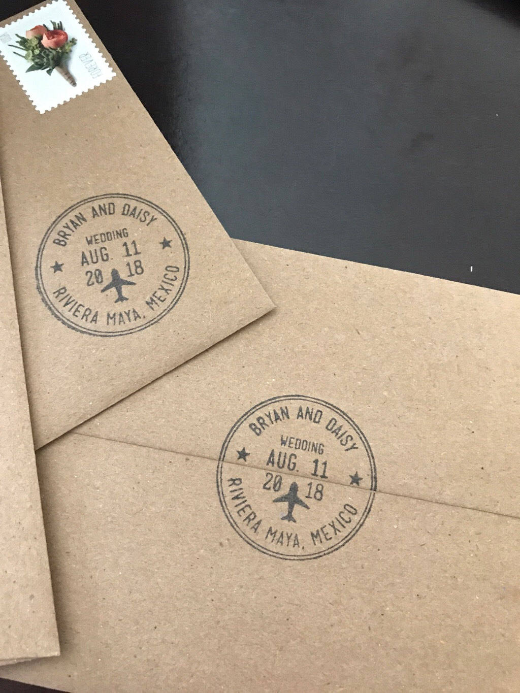Passport Style Rubber Stamp Rook Design Co