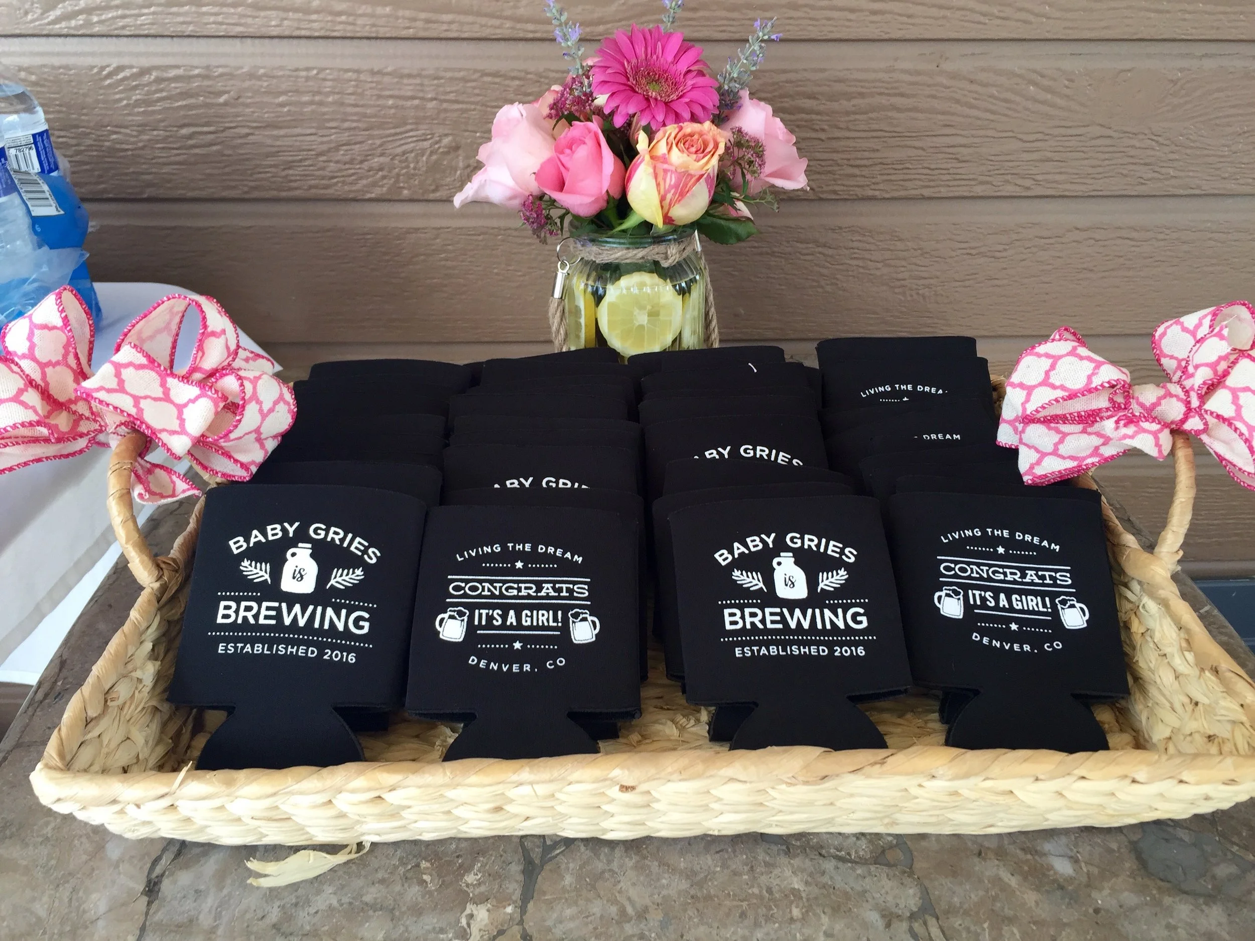 Coed Baby Shower Koozies Baby Is Brewing Can Coolers Baby Shower