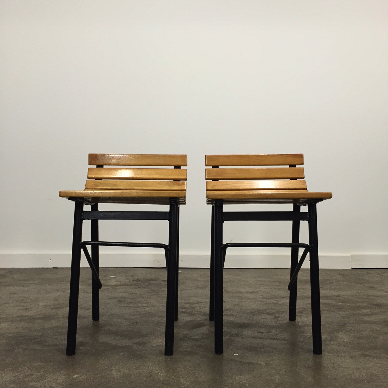 Vista Of California Stools Oak Street Vintage