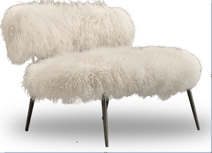 Fur Bench Settee