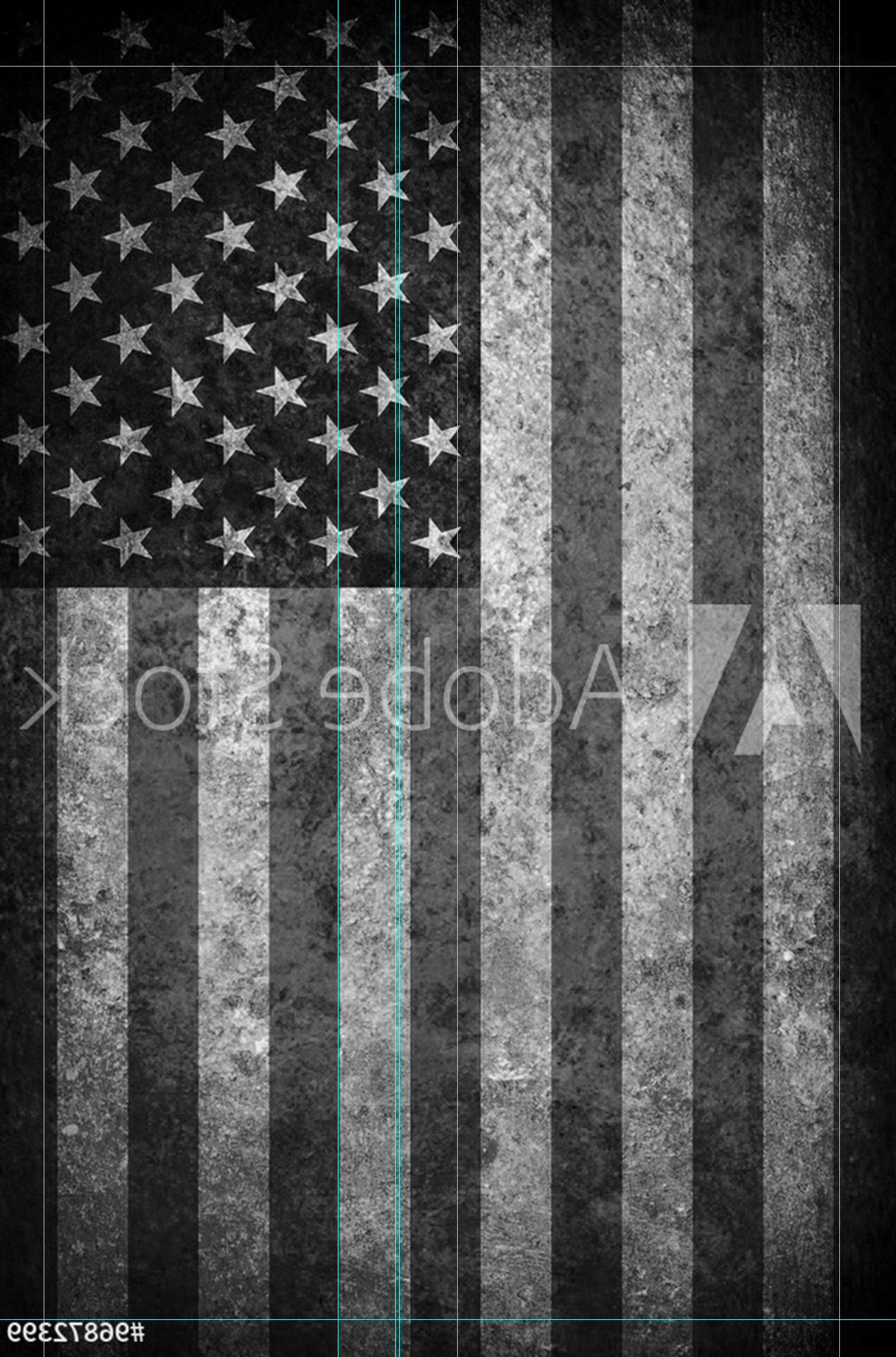 Black And White Usa Flag Rm Wraps