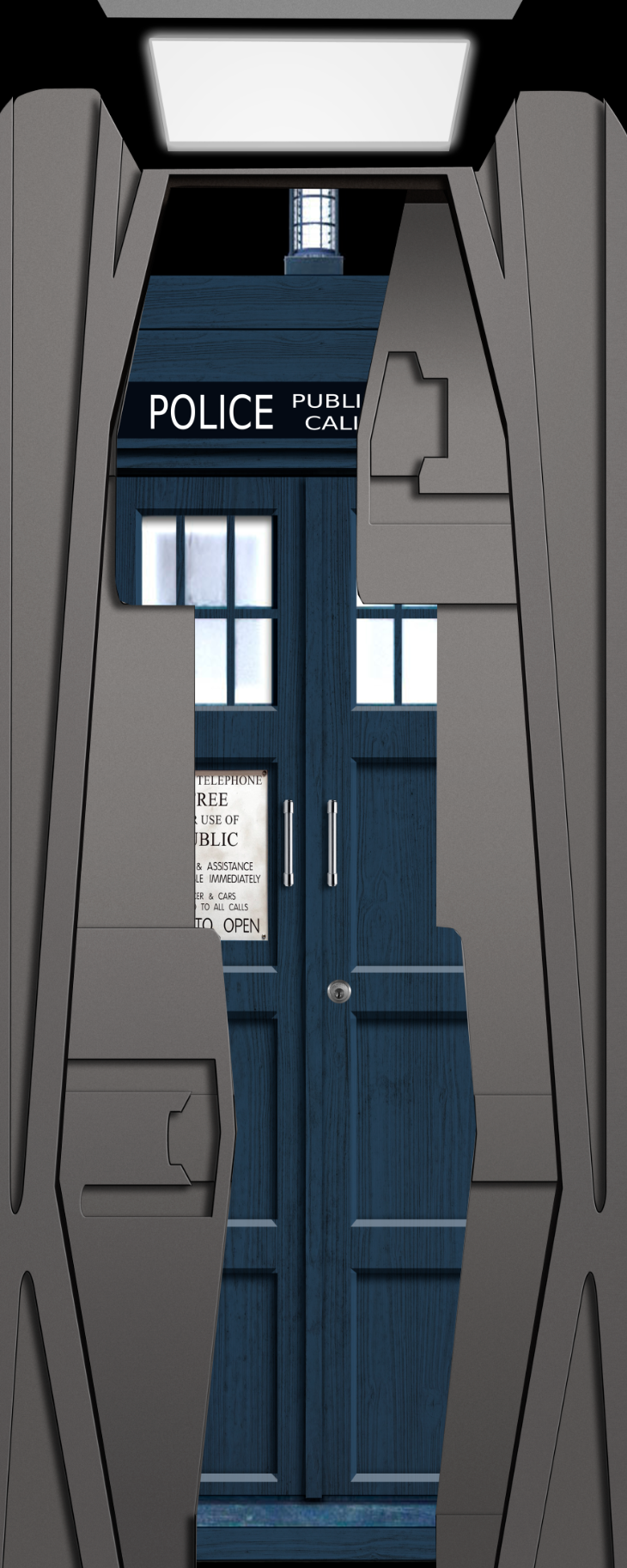 Holodeck And Tardis Door Wrap Rm Wraps
