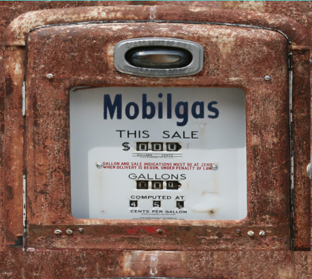 Mobilgas Pump 10 Cu Ft Fridge Wrap Rm Wraps