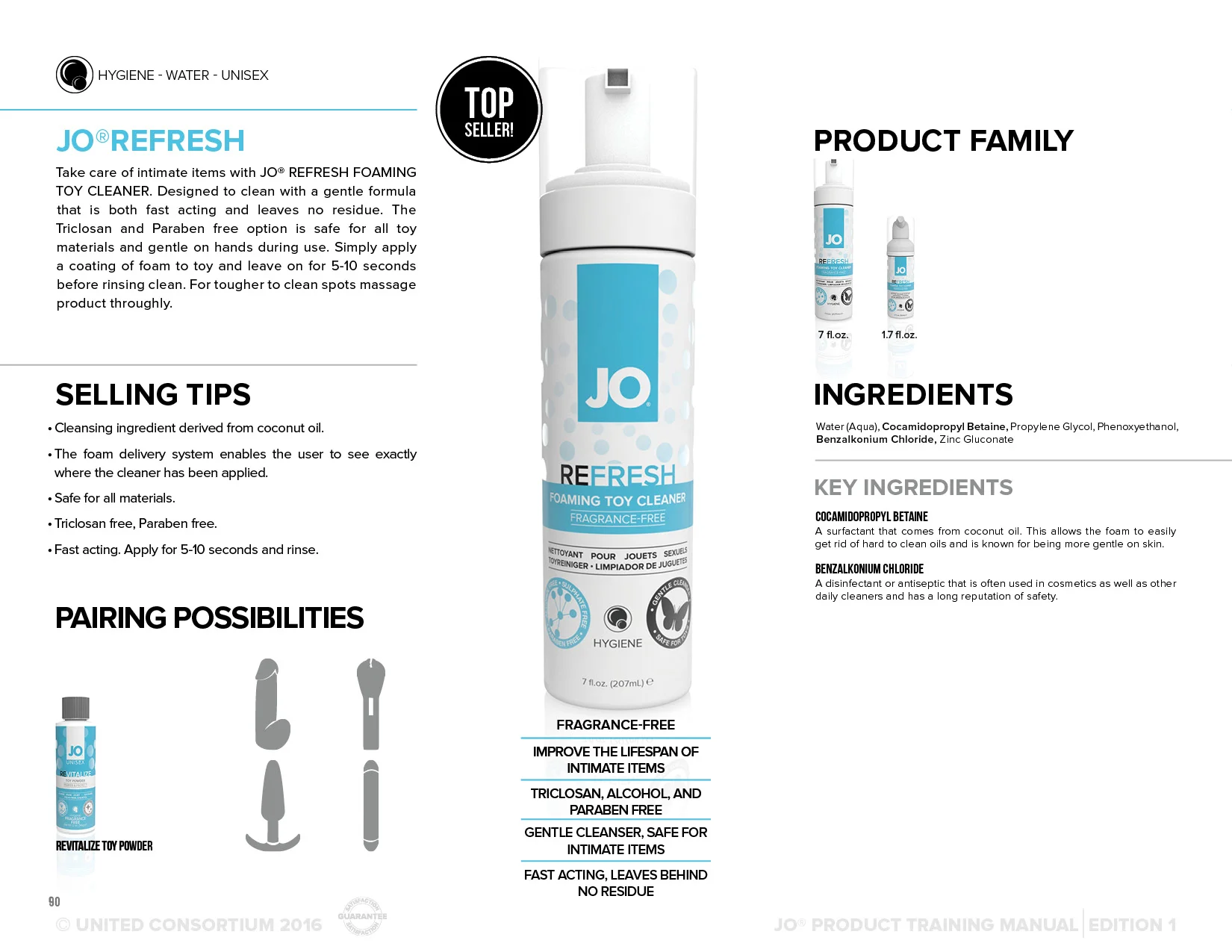 Чистящее средство для игрушек JO Organic Toy Cleaner Fragrance Free, 30 мл JO41003 - System JO - Средства по уходу за игрушками - Купить