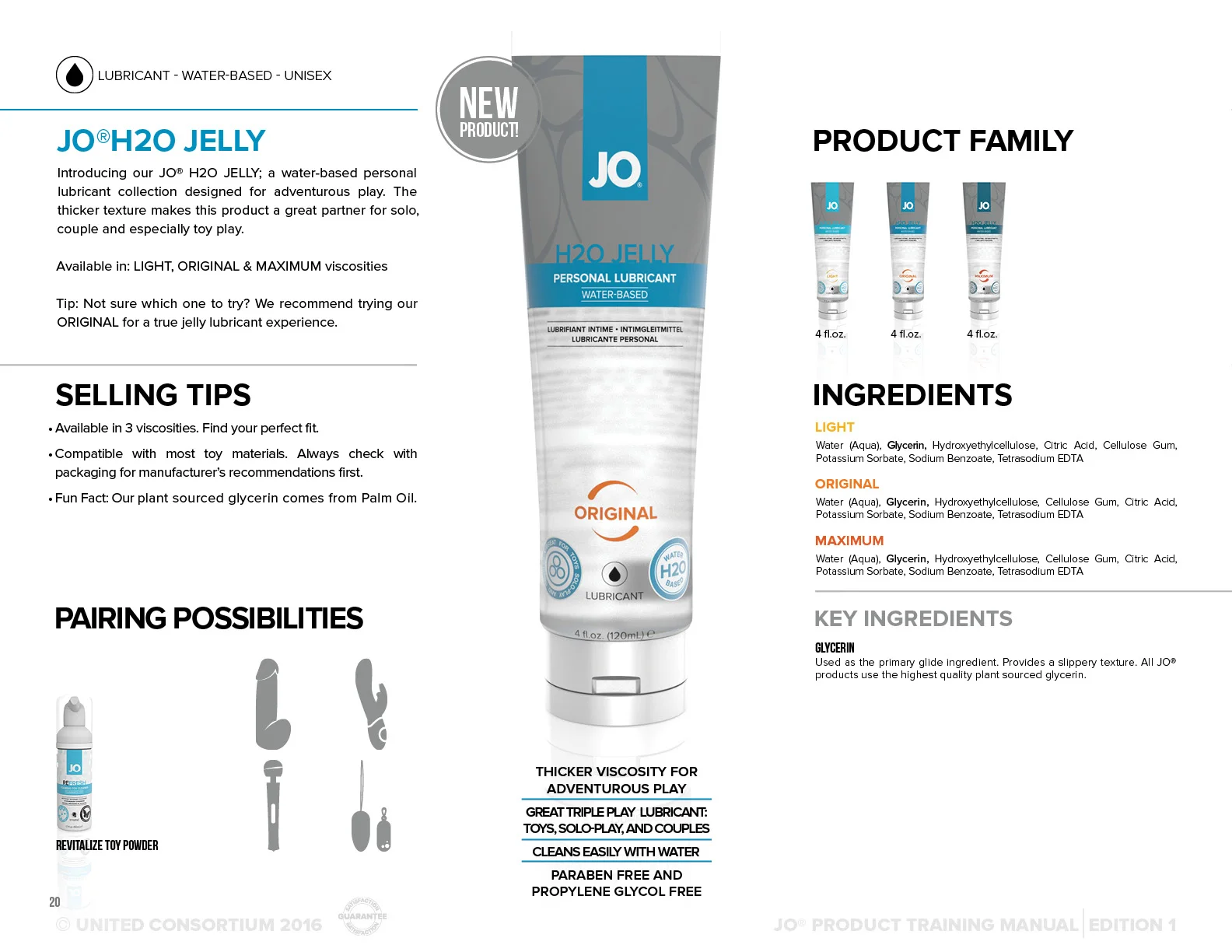 Лубрикант классический System JO H2O Original на водной основе, 10 мл JO40688 - System JO - Универсальные интимные смазки - Купить