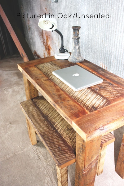 Farmhouse Reclaimed Wood Desk What We Make
