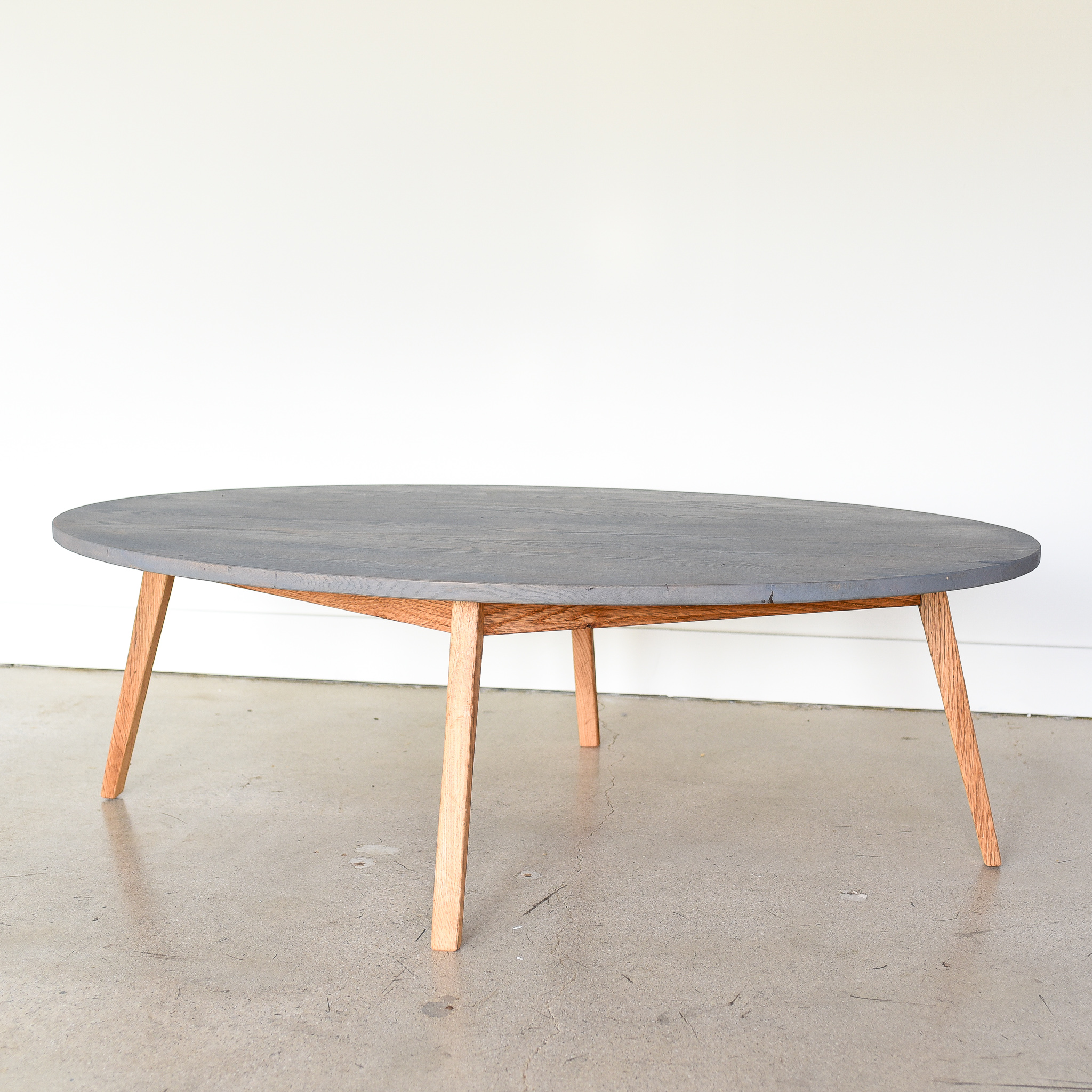 Oval Modern Reclaimed Coffee Table In Stock What We Make Oval Modern Reclaimed Coffee Table In Stock What We Make