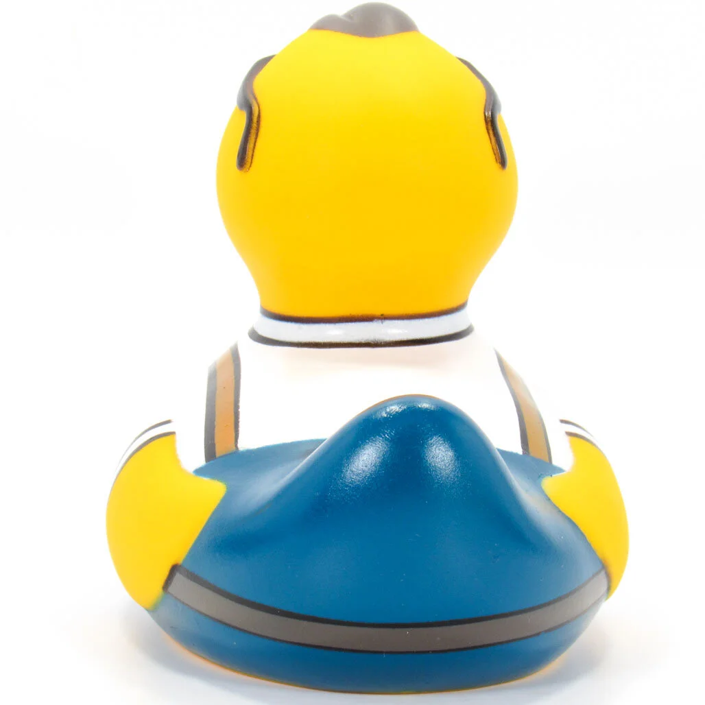 nerd rubber duck