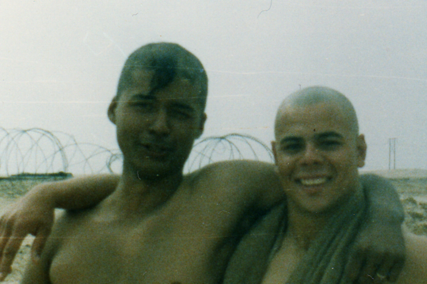 我在左边"Dino" Huber on the right.