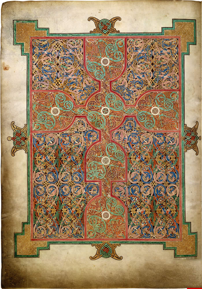 Facsimile LINDISFARNE GOSPELS 700 AD