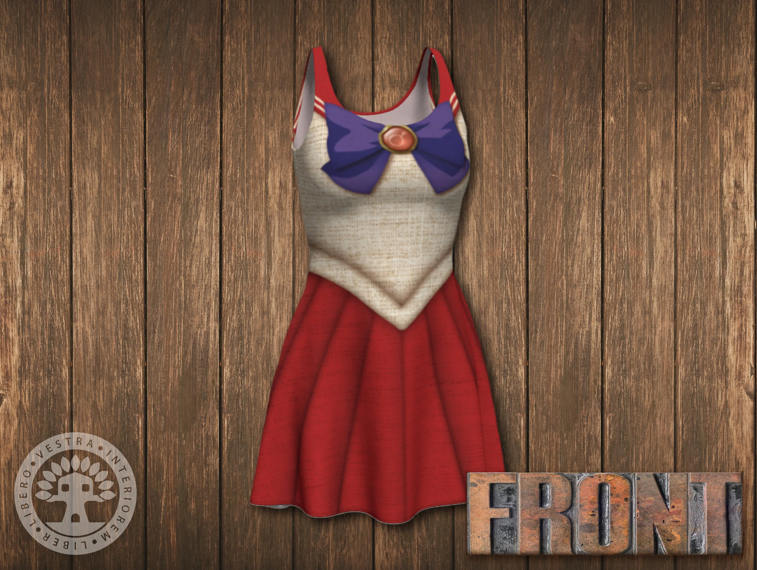 Sailor Mars Scout Dress Clubhouse Collective