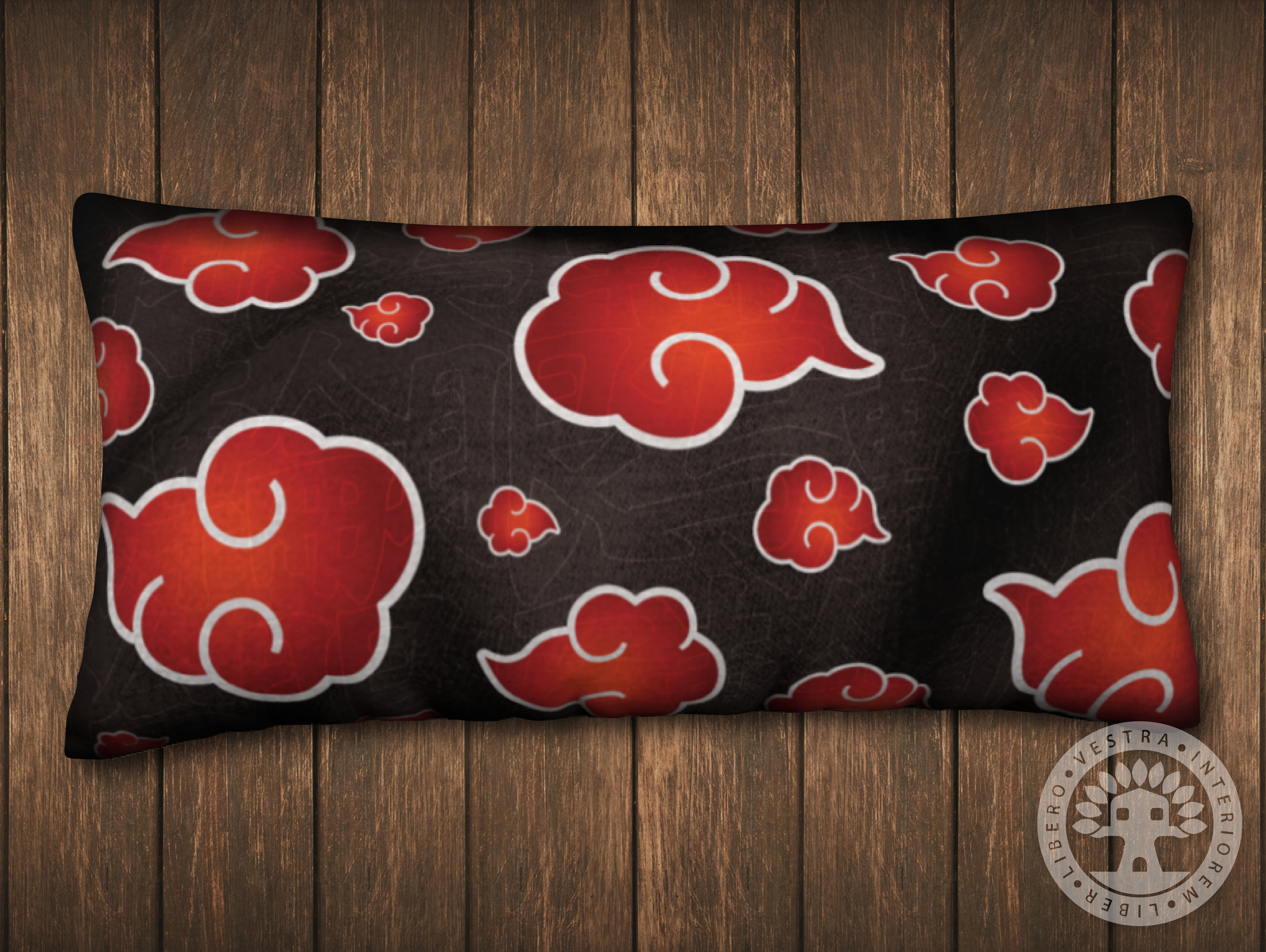 Naruto Akatsuki Clouds Long Pillowcase Clubhouse Collective