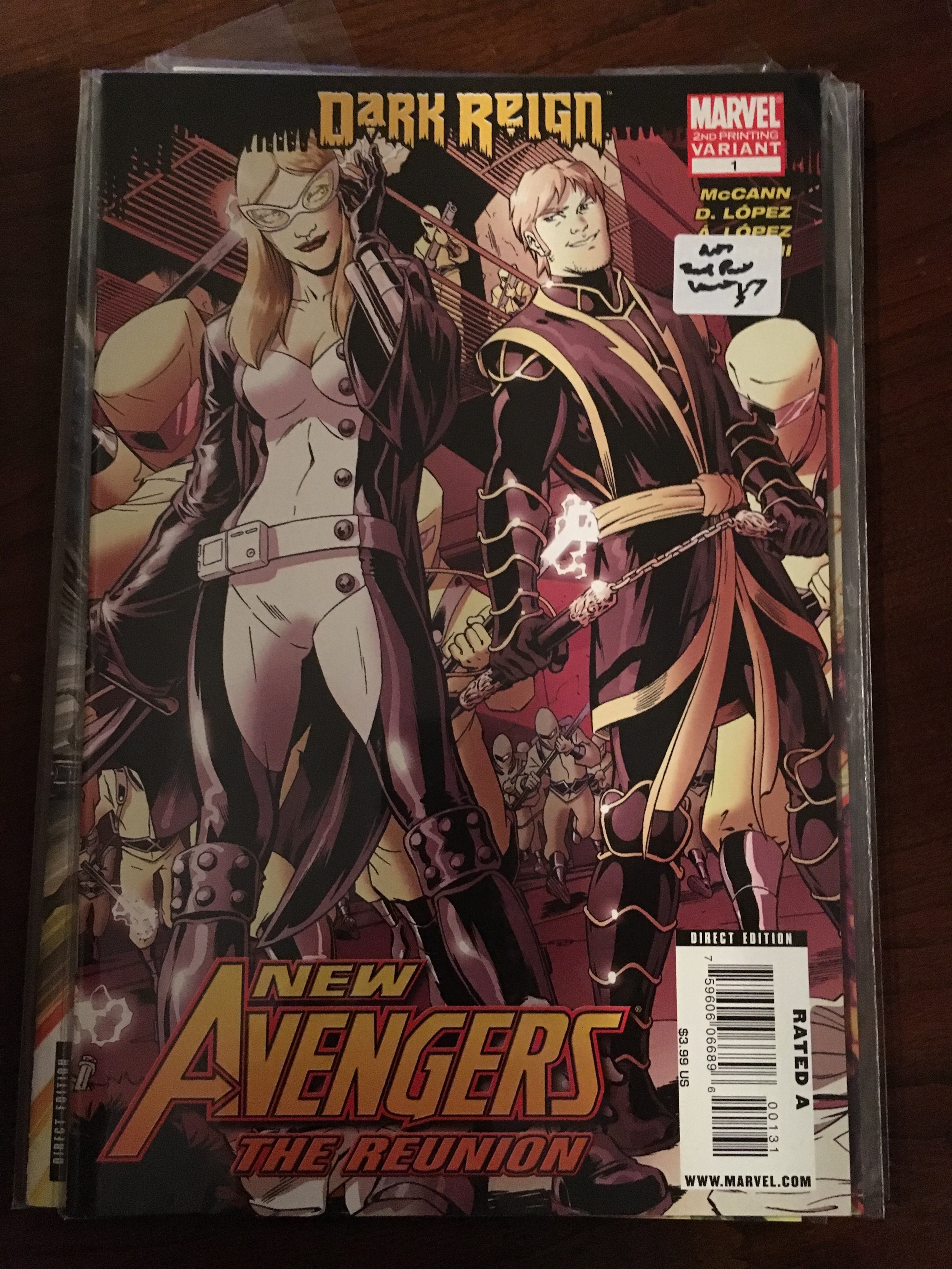 New Avengers Reunion #1 Comic Book 2nd Print Variant