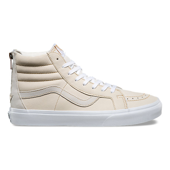 white leather sk8 hi