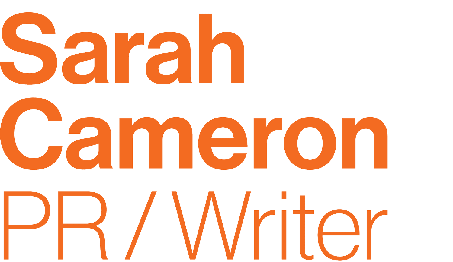 Sarah Cameron