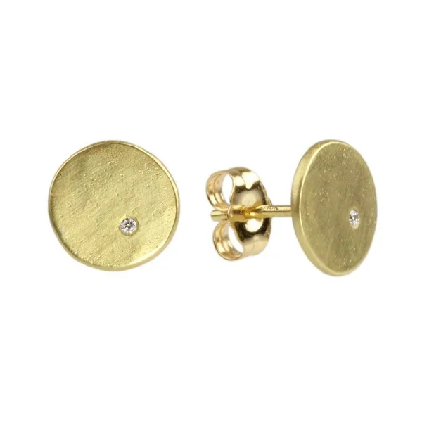 Giant Diamond Button Studs — sarah mcguire studio
