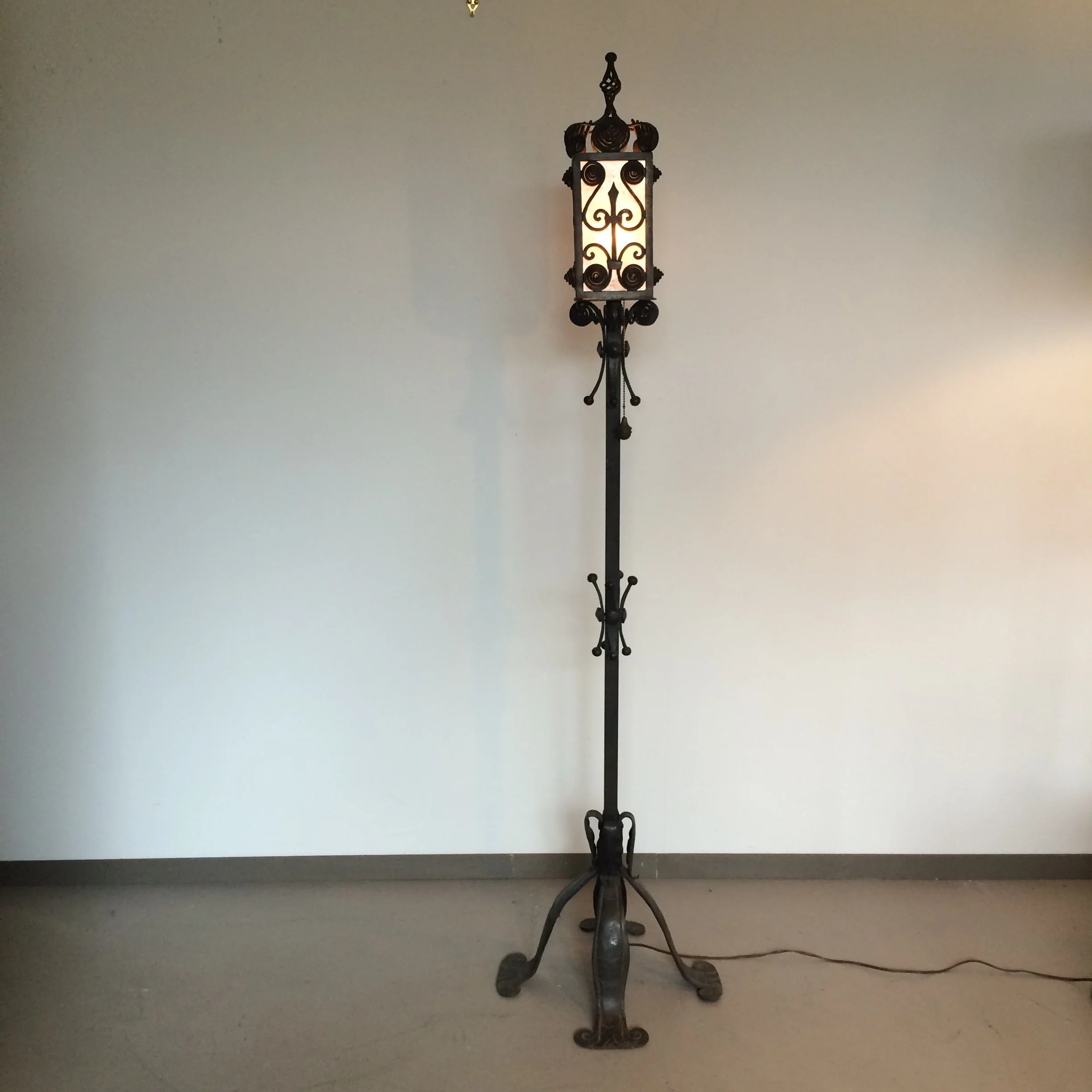 Wrought Iron Standing Lantern Time And Materials Tom Luciano