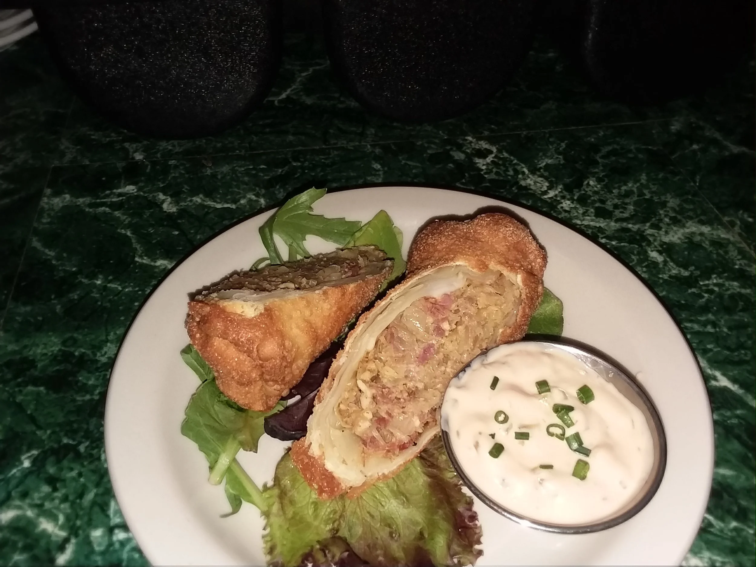 Reuben Egg Rolls Rare Olde Times Irish Pub In Richmond