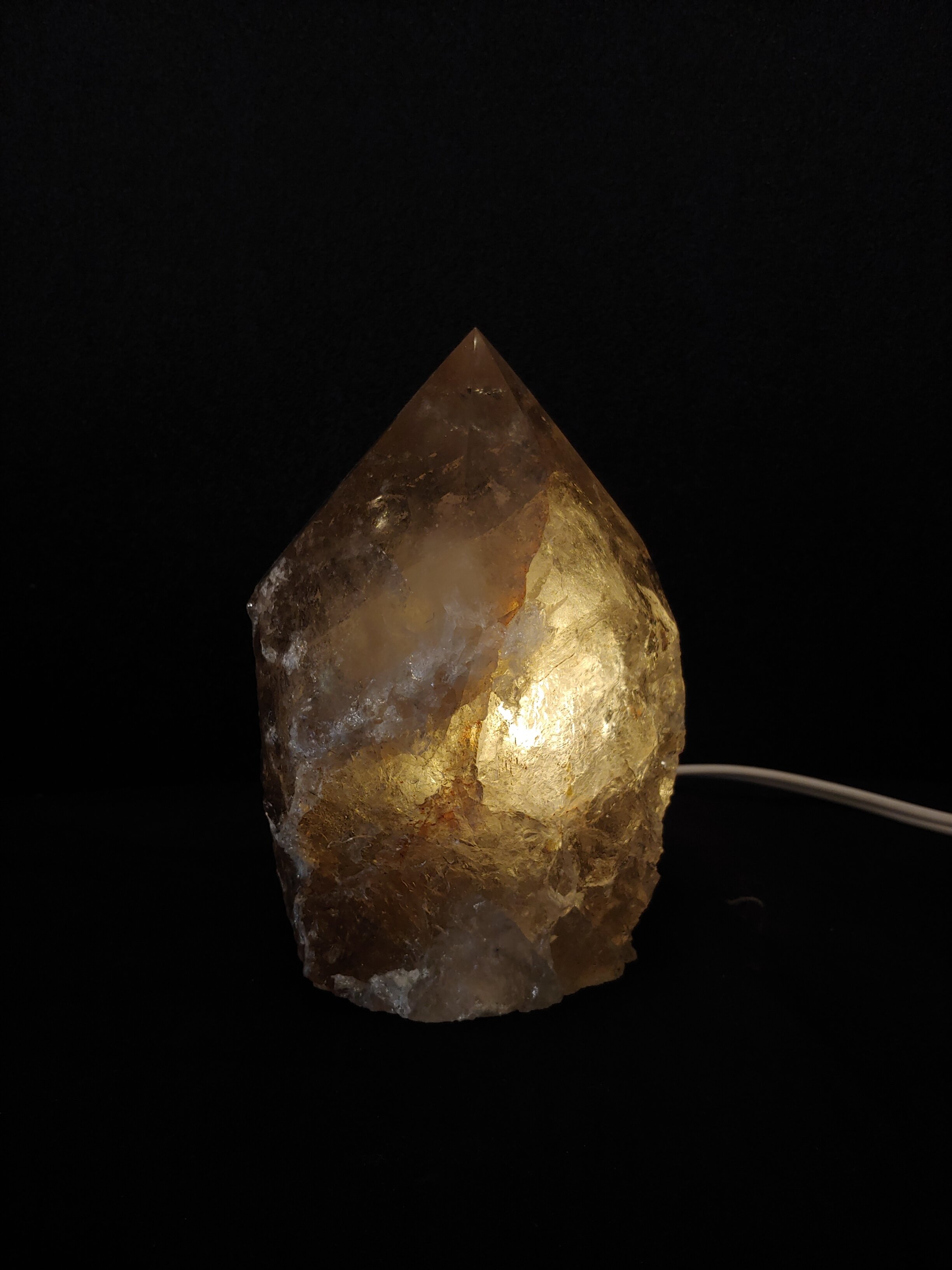 Ko sagtmodighed ved siden af Smokey Quartz Light #2 — Canova Home - Local Artists' Jewelry, Lighting,  Home Decor & Gifts. Pearl Street Mall, Boulder Colorado