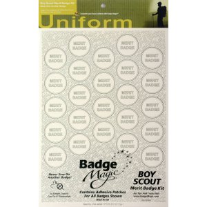 Badge Magic | Cut-to-Fit Freestyle Badge Kit, Patch Adhesive Kit | Pack of 4