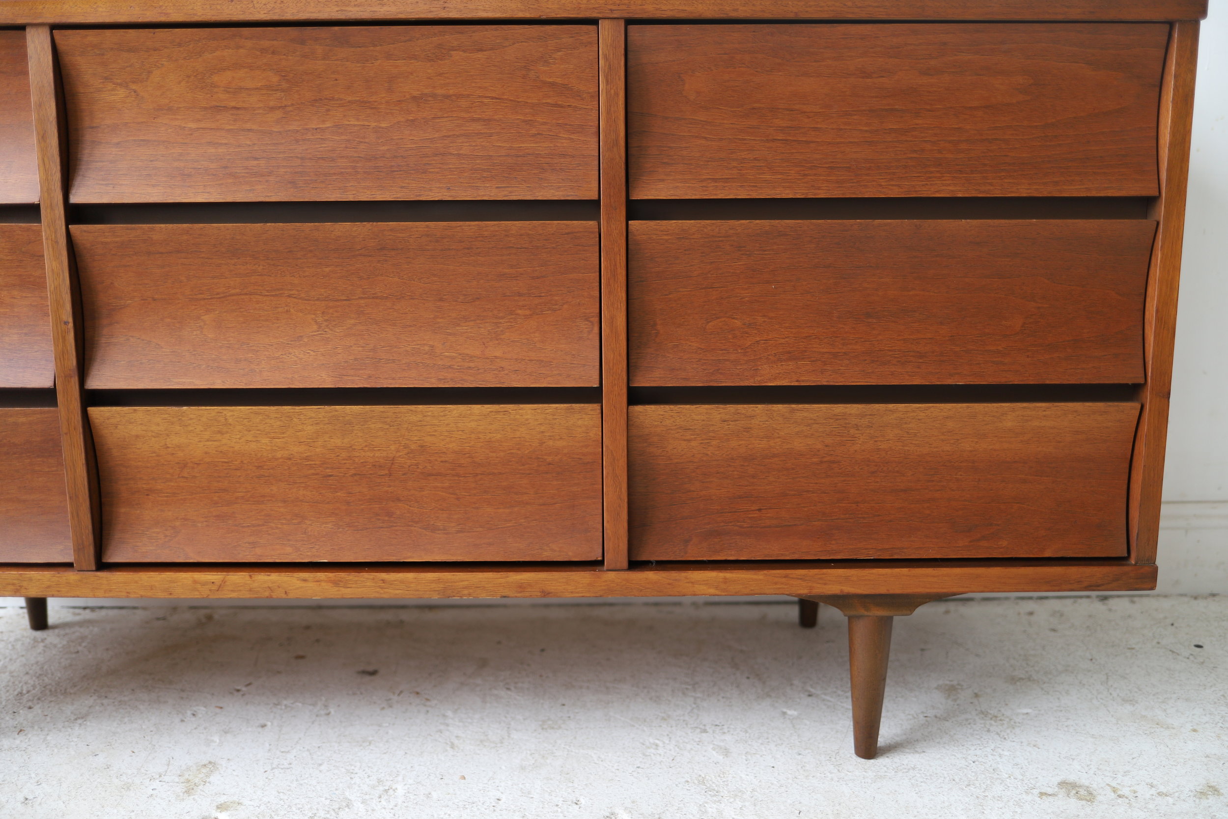 At 1st Sight Products 7 Vintage Mid Century Modern 9 Drawer