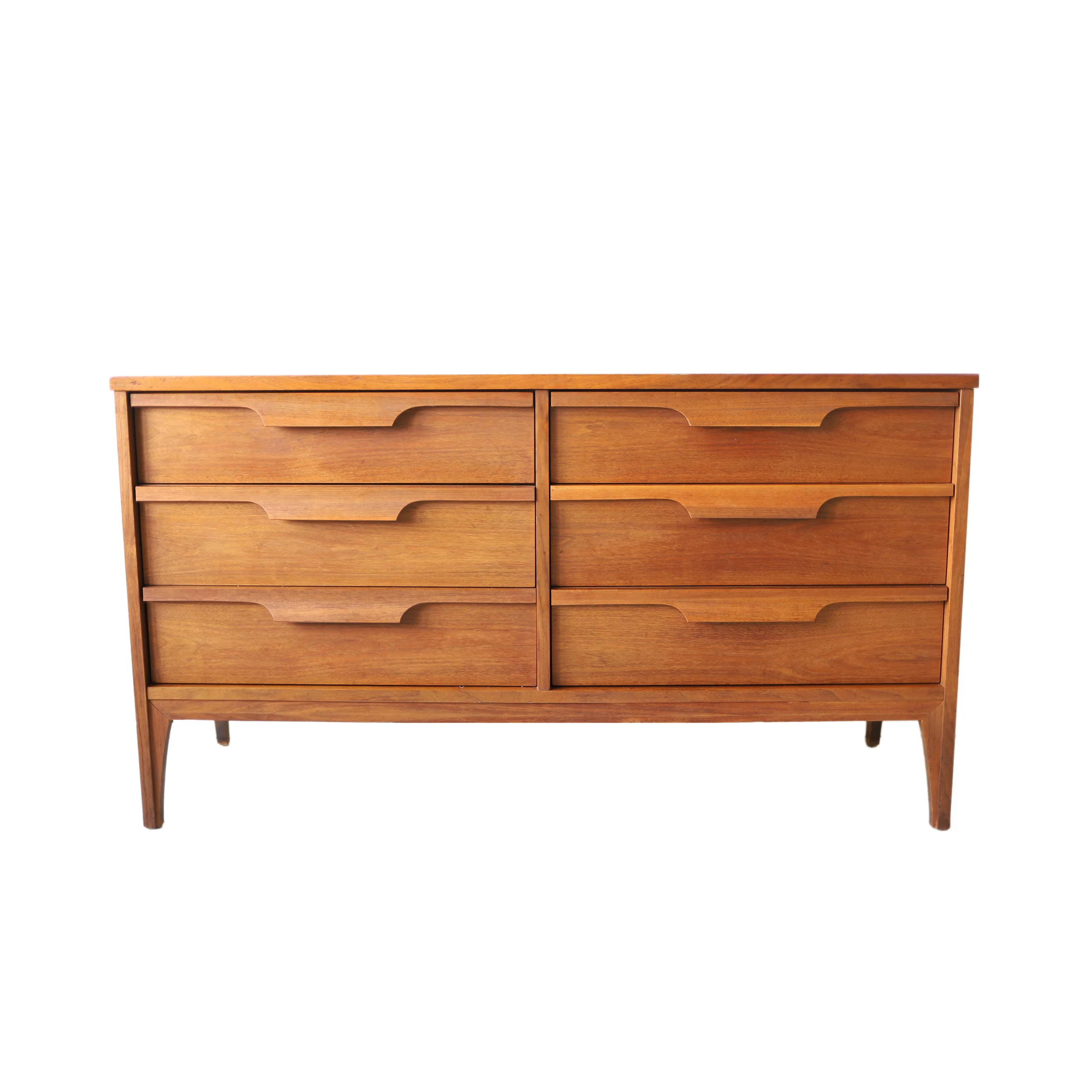 At 1st Sight Products Long Vintage Mid Century Modern Dresser