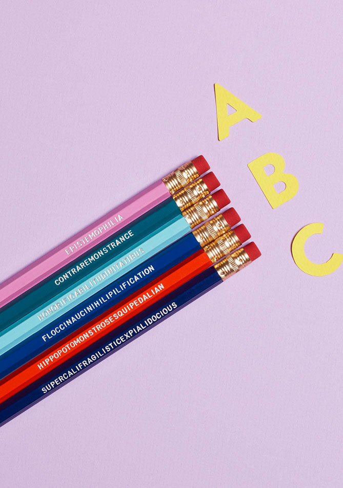 pencil words